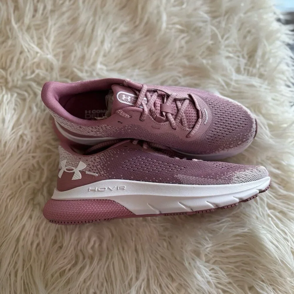 Under Armour HOVR Turbulence 2 Running Shoes Pink Rose Size 10 - Picture 7 of 12